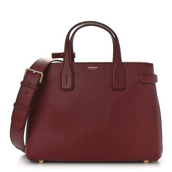 burberry medium banner mahogany|BURBERRY Grainy Calfskin House Check Medium Banner Tote .